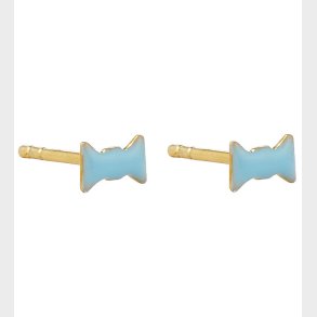 Design Letters restikker - Bow Tie - Guld/Lysebl