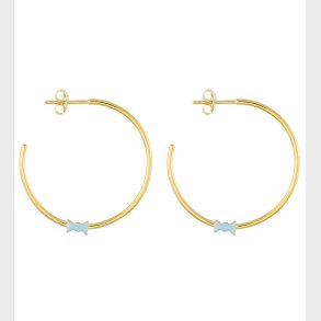 Design Letters reringe - Bow Tie - Guld/Lysebl