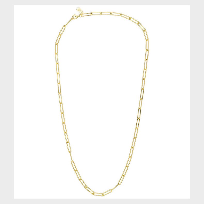 Design Letters Halskde - Chunky Square Link - Large - 45 cm - G