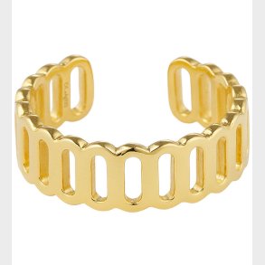 Design Letters Ring - Link Together - Guld