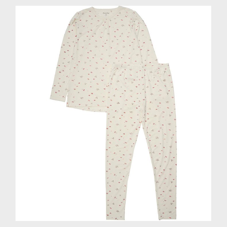 Minymo Natt�j - Viskose - Strawberry Ice m. Jordb�r