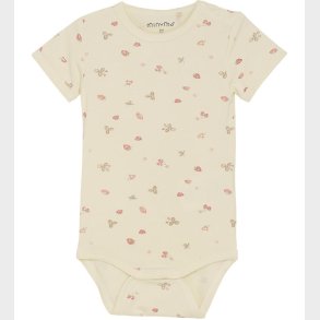 Minymo Body k/� - Viskose - Strawberry Ice m. Jordb�r