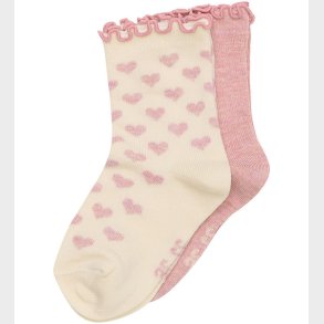 Minymo Str�mper - 2-pak - Light Rose