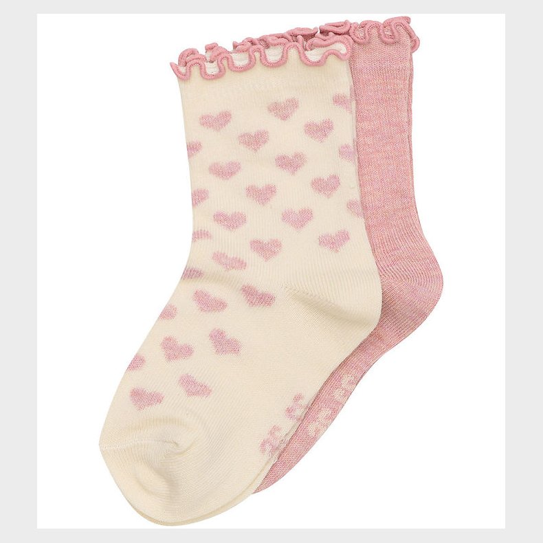 Minymo Str�mper - 2-pak - Light Rose