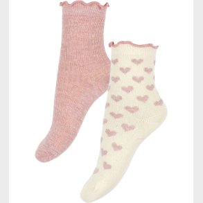 Minymo Str�mper - 2-pak - Light Rose