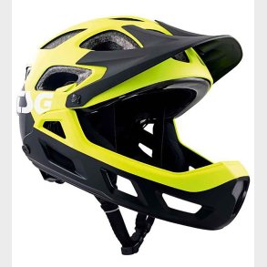 TSG Mountainbikehjelm - Seek FR Graphic - Flow Black/Gul