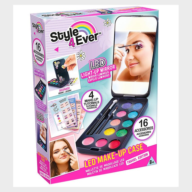 Style 4 Ever Mini Makeup Etui m. LED-Lys