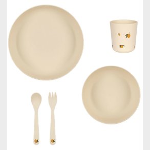 Konges Sljd Spisest - Bioplast - 5 dele - Lemon