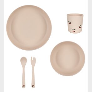 Konges Sljd Spisest - Bioplast - 5 dele - Cherry