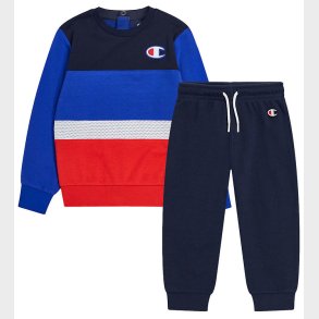 Champion Sweatst - Sweatshirt/Sweatpants - Bl/Rd/Hvid