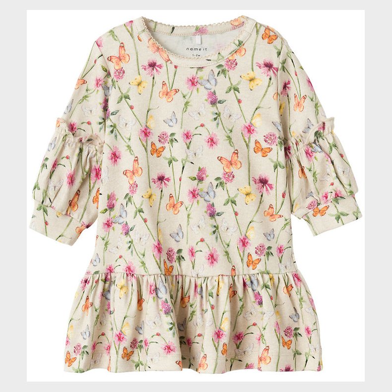 Name It Kjole - NbfFolia - Peyote Melange