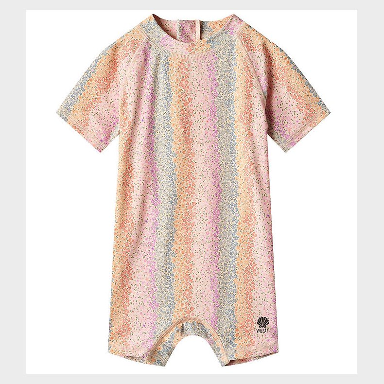 Wheat Badeheldragt - UV40+ - Cas - Rainbow Flowers