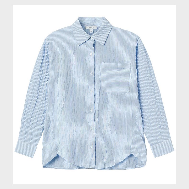 Name It Skjorte - NkfDustripes - Chambray Blue