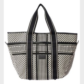 Lala Berlin Shopper - East West Tote Marin - Heritage Stripe Bla