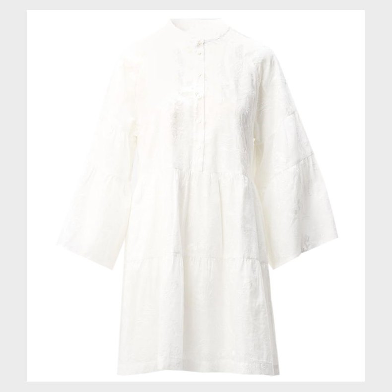 Lala Berlin Kjole - Delmar - Magic Garden Embroidery White