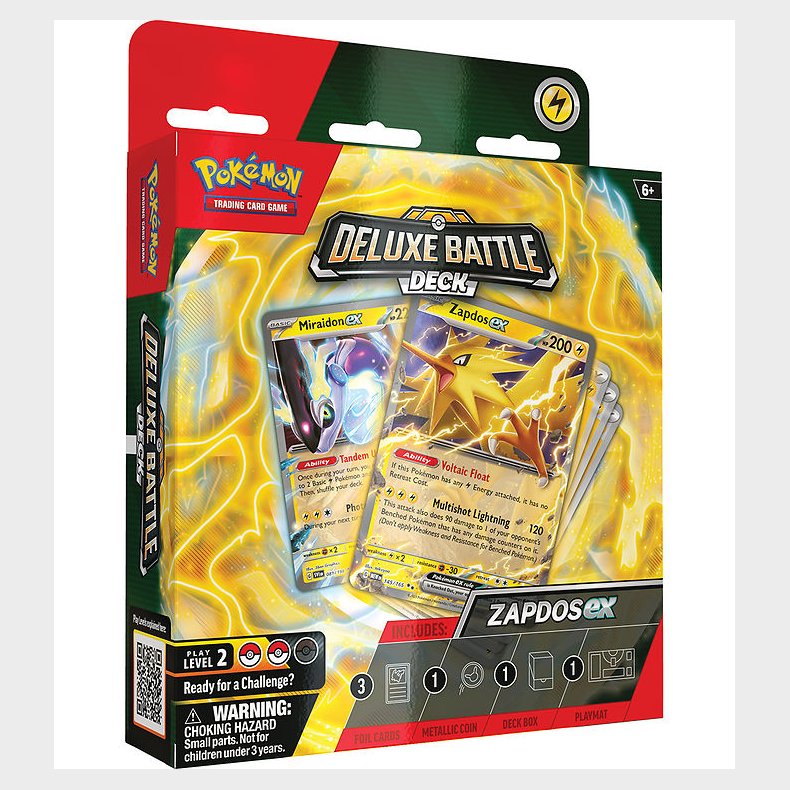 Pokmon Samlekort - Deluxe Battle Deck - Zapdos ex