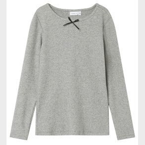 Name It Bluse - NkfFionea - Grey Melange