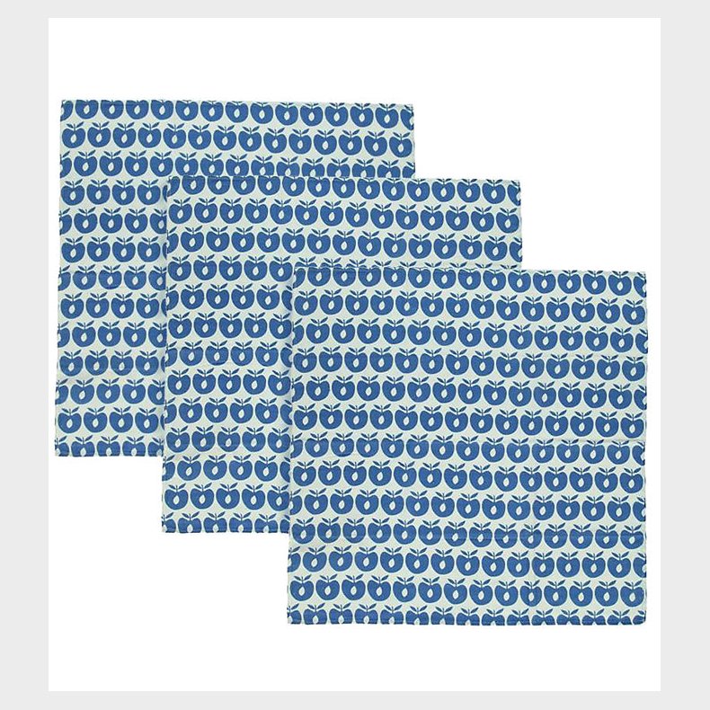 Smfolk Stofbleer - 3-pak - 79x79 - Blue Lolite