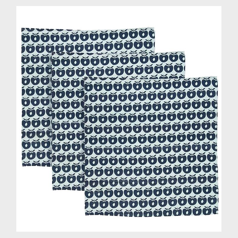 Smfolk Stofbleer - 3-pak - 79x79 - Medieval Blue