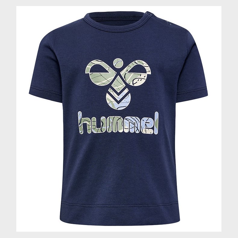Hummel T-shirt - hmlLehn - Blue Nights