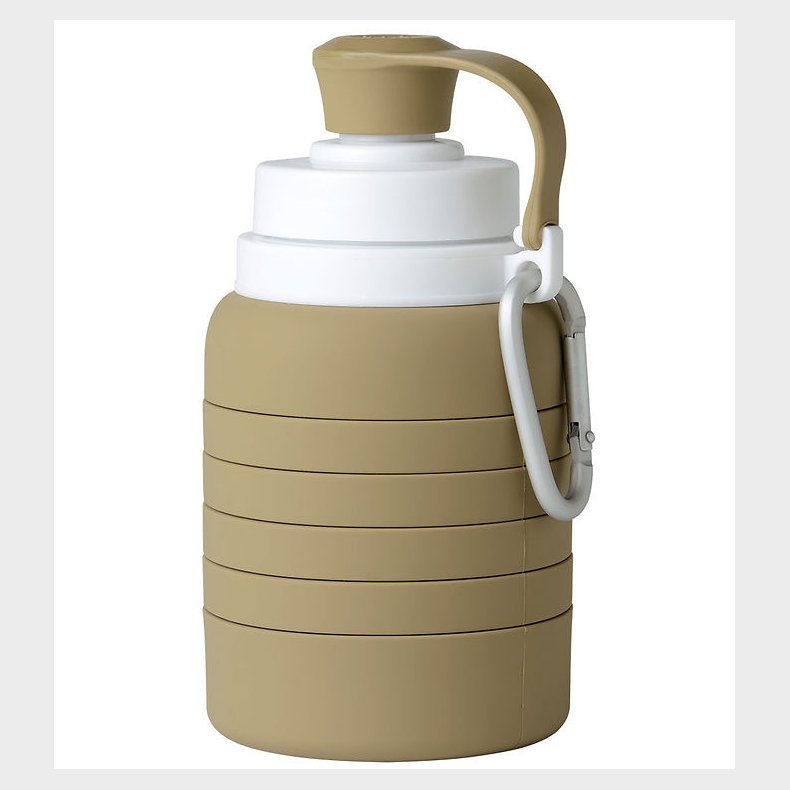 Mininor Foldbar Drikkedunk - Silikone - 200-500 ml - Oliven