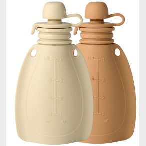 Mininor Smoothieposer - 2-pak - Silikone - 120 ml - Beige/Mat Ro