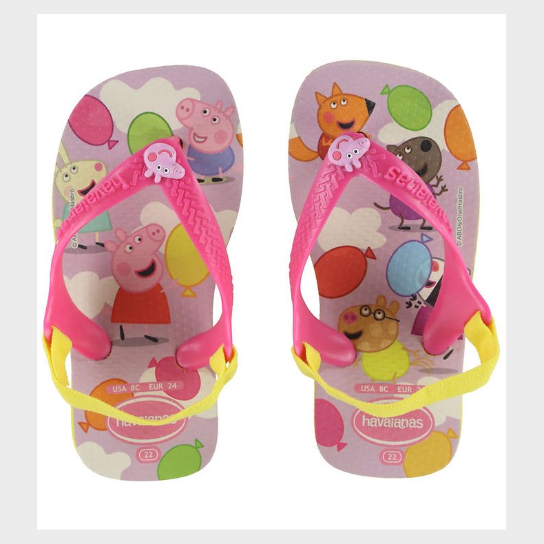 Havaianas Klipklapper - Baby Peppa Pig - Citrus Yellow