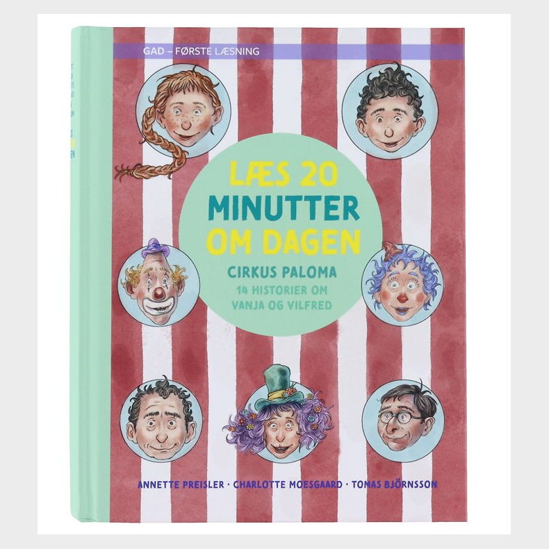 Gads Forlag Bog - Ls 20 Minutter Om Dagen - Cirkus Paloma - Dan
