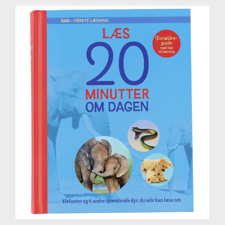 Gads Forlag Bog - Ls 20 Minutter Om Dagen - Elefanter - Dansk