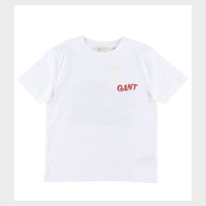 GANT T-shirt - Surf Academy - Hvid