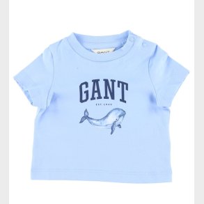 GANT T-shirt - Whale Print - Shade Blue