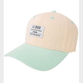 Lil' Boo Copenhagen Kasket - Organic Block Snapback - Peach/Mint