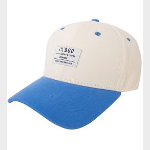 Lil' Boo Copenhagen Kasket - Organic Block Snapback - Beige/Blue