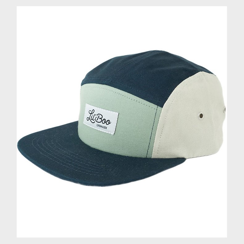 Lil' Boo Copenhagen Kasket - Block Stone 5 - Stone Green/Sand/Na