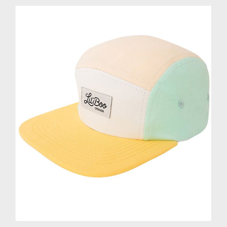 Lil' Boo Copenhagen Kasket - Block Summer 5 - Peach/Yellow/White