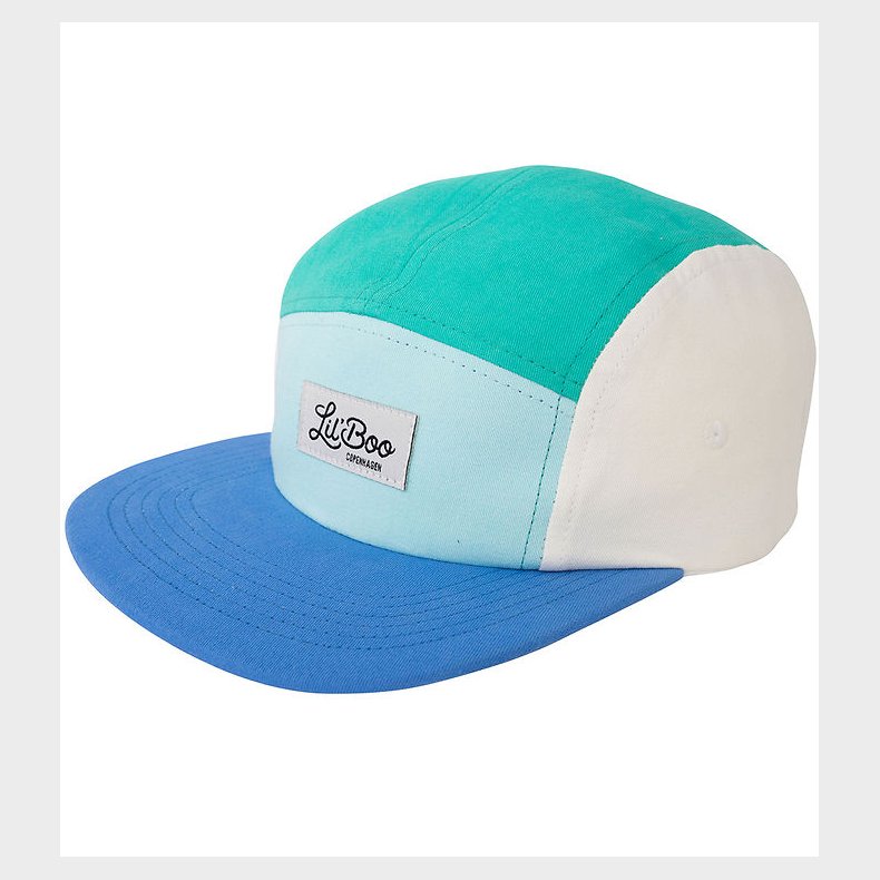 Lil' Boo Copenhagen Kasket - Block Ocean 5 - Green/Blue/White