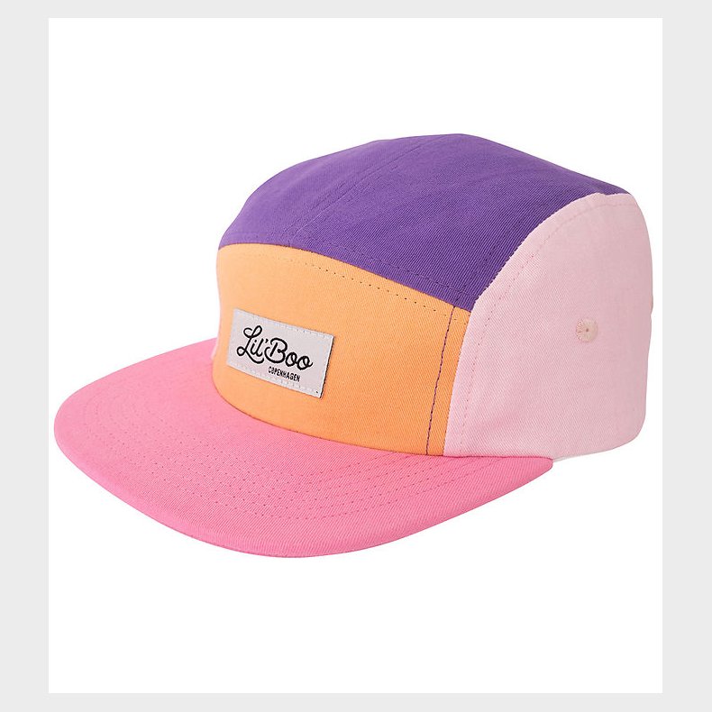 Lil' Boo Copenhagen Kasket - Block Pink/Purple 5 - Pink/Purple