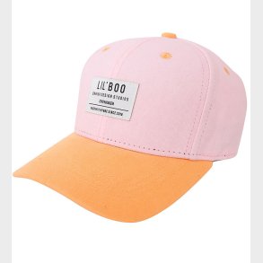 Lil' Boo Copenhagen Kasket - Organic Block Snapback - Pink/Orang