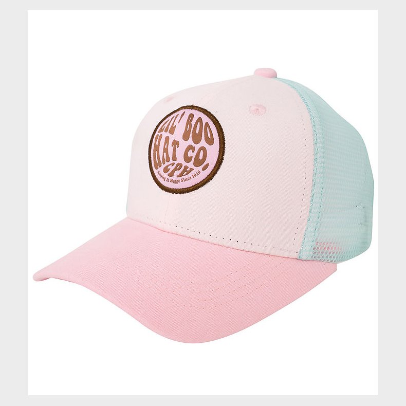 Lil' Boo Copenhagen Kasket - Trucker - Pink/Turquoise