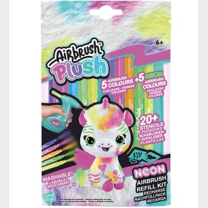 Airbrush Plush Farvest - Refill Neon Kit - 10 stk.