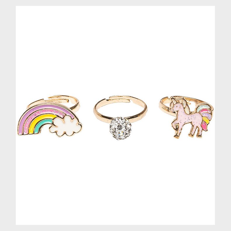 Great Pretenders Ringe - 3-pak - Boutique Unicorn Butterfly