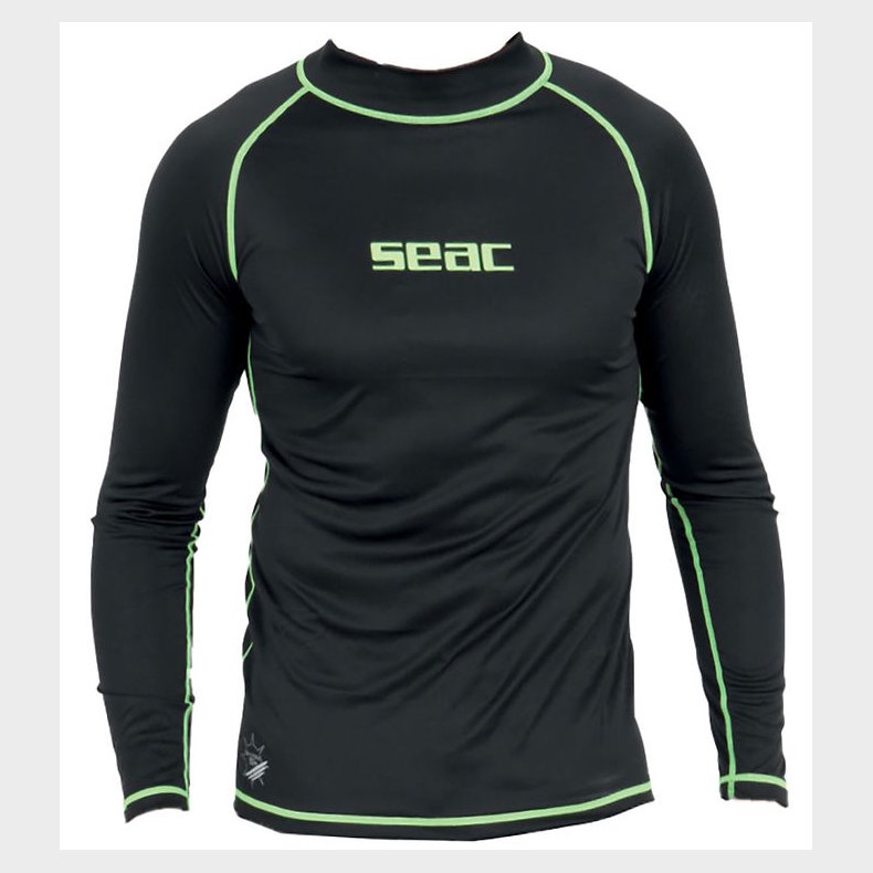 Seac Badebluse - T-Sun Long Man - UV50+ - Sort