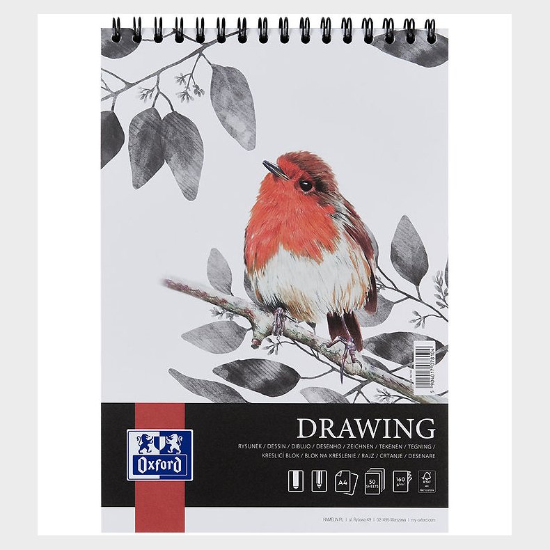 Oxford Skitseblok - A4 - Creative Pad Drawing