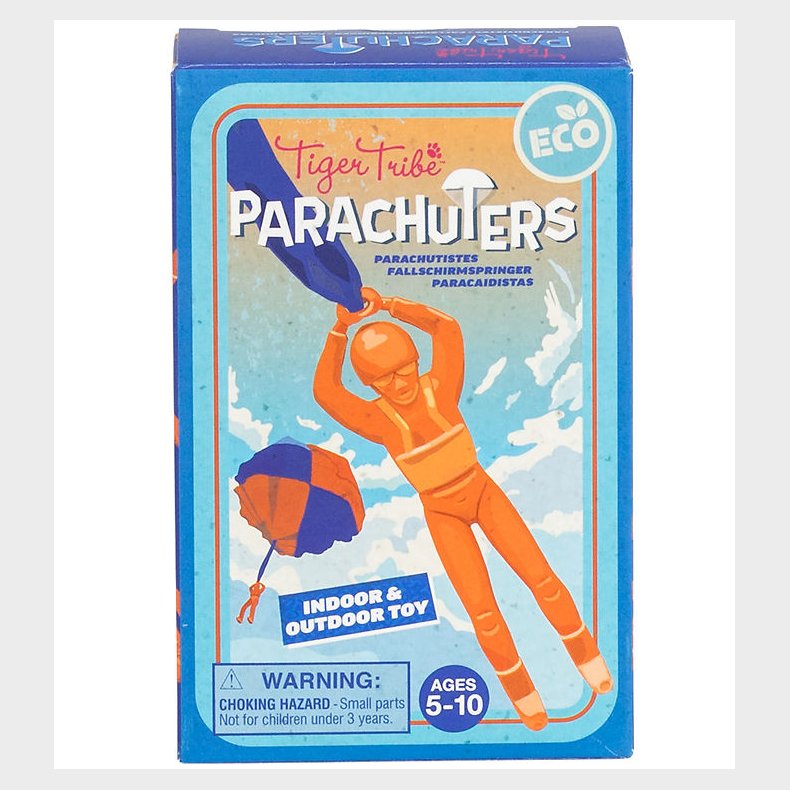 Tiger Tribe Leget�j - Faldsk�rmsmand - Bl�/Orange Asst.