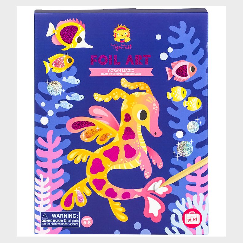 Tiger Tribe Kreas�t - Foil Art - Ocean Magic
