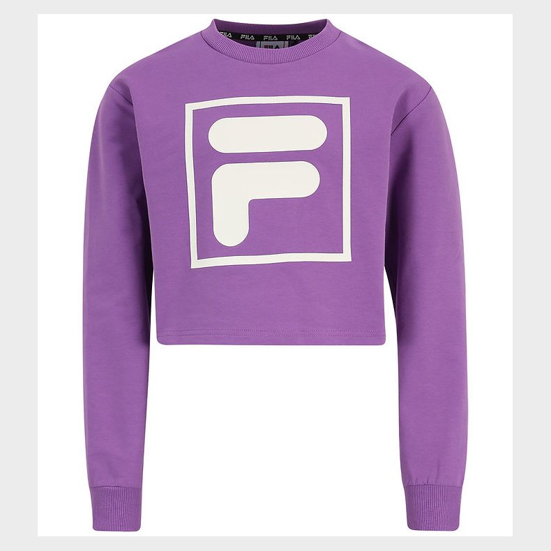 Fila Sweatshirt - Laubach Cropped Crew - Dewberry