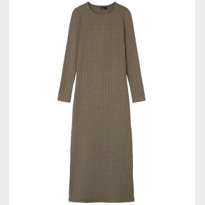 LMTD Kjole L/ - Rib - NlfLunne - Chocolate Chip