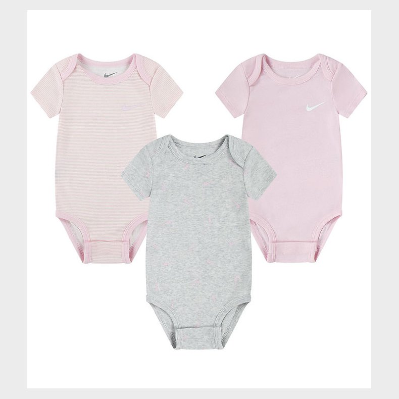 Nike Bodyer k/ - 3-pak - Birch Heather