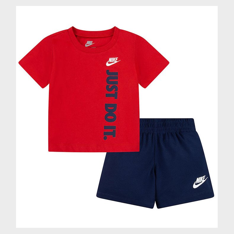 Nike Shortsst - T-shirt/Shorts - Red/Midnight Navy