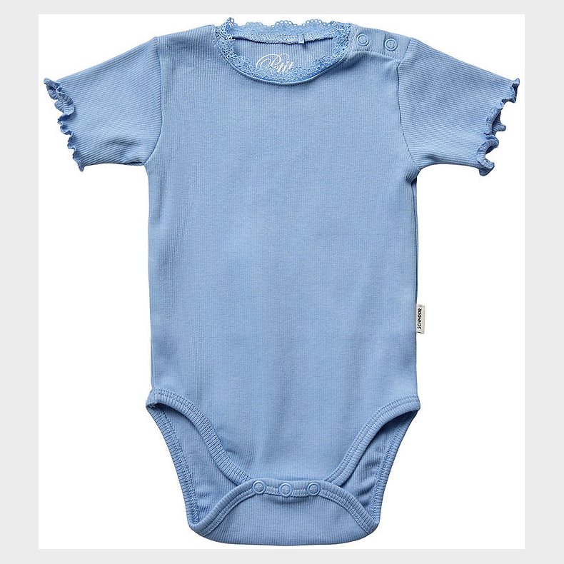 Sofie Schnoor Body k/ - Rib - Bright Blue